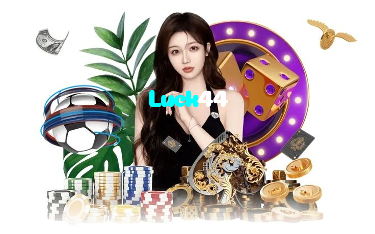 Luck44 casino presented on mobile device in Pakistan with slots and live games