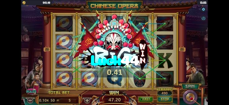 available types of Luck44 bet including pre-match live express and system bets